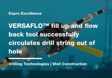 THE VERSAFLO™ FILL-UP AND FLOW-BACK TOOL  FACILITATES THE CIRCULATION OF THE DRILL STRING OUT OF THE BOREHOLE